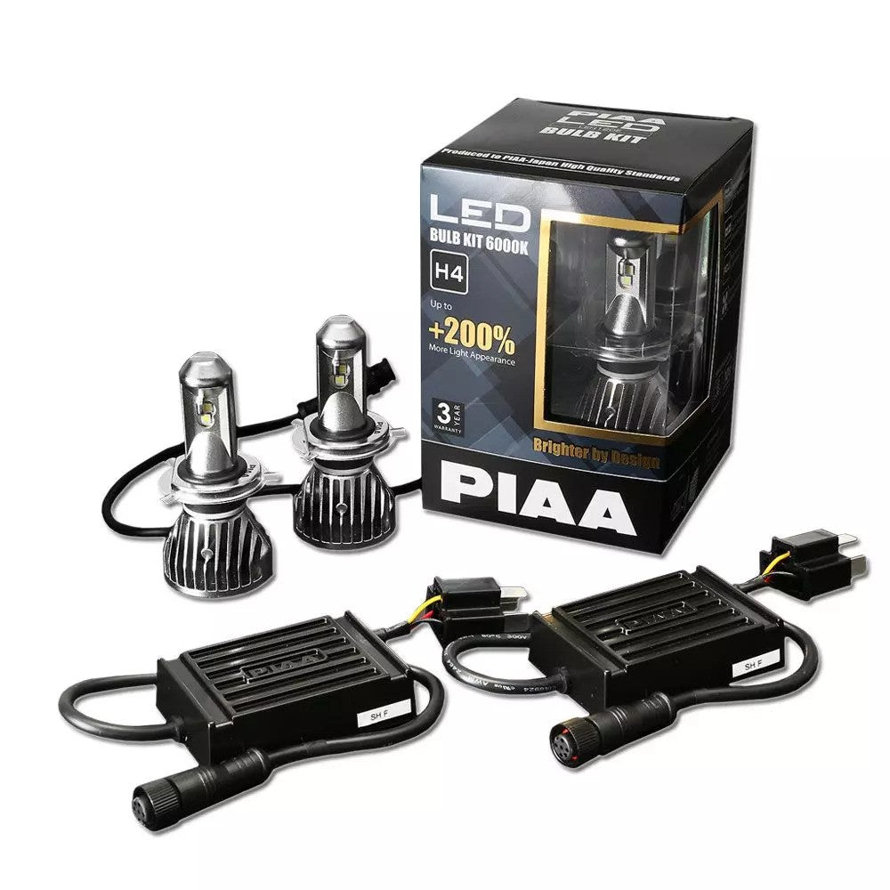 PIAA LEH120E 2ND Gen LED Bulb Kits H4 6000K