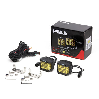 PIAA DKQE30 Quad Edge LED Cube Light Kit 2500K 3540lm