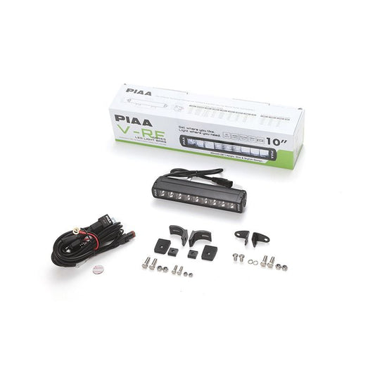 PIAA DKVR105E V-RF 10" LED Light Bar Kit 4000lm 5800K White Beam 45W