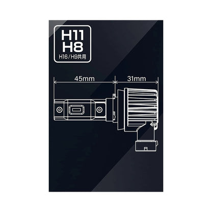 PIAA LEH262 LED Headlight Bulb 6000K 4500lm
